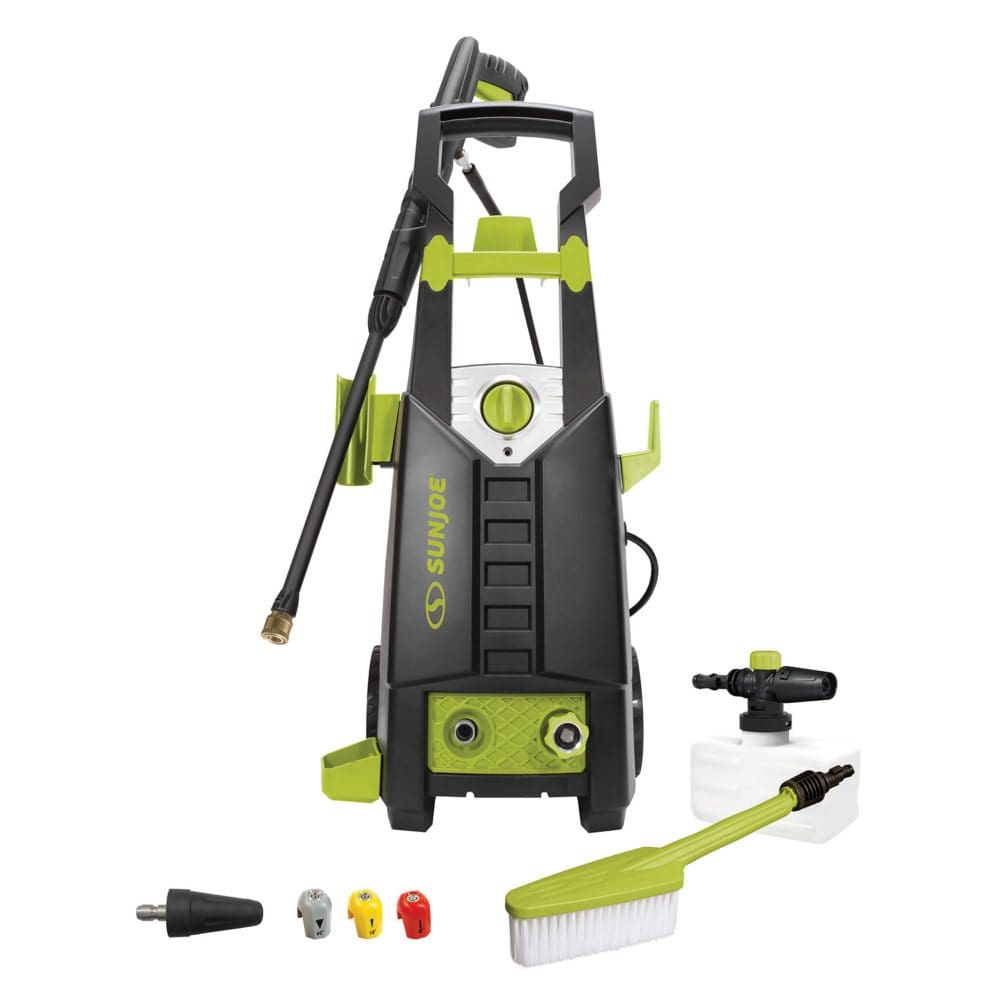 Sun Joe 2,080 PSI/1.65 GPM Electric Pressure Washer and Accessory Kit - Pressure Washers & Accessories - Sun Joe