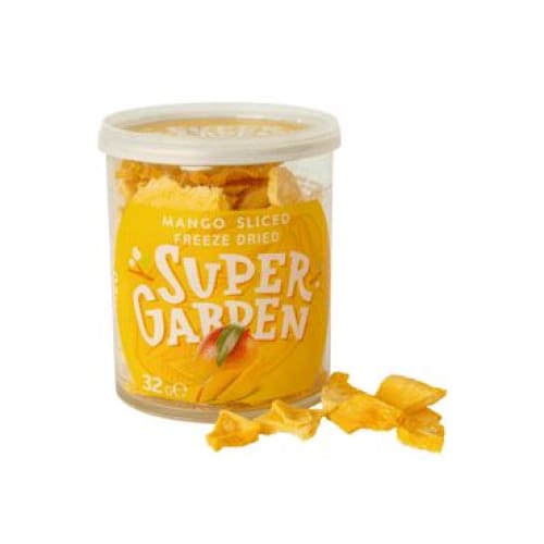 SUPER GARDEN Freeze Dried Mangoes 1.13 oz. (32 g.) - SUPERGARDEN