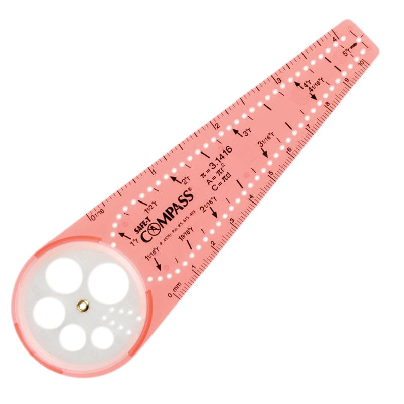 Super Safe T Compass (Pack of 12) - Drawing Instruments - Learning Resources