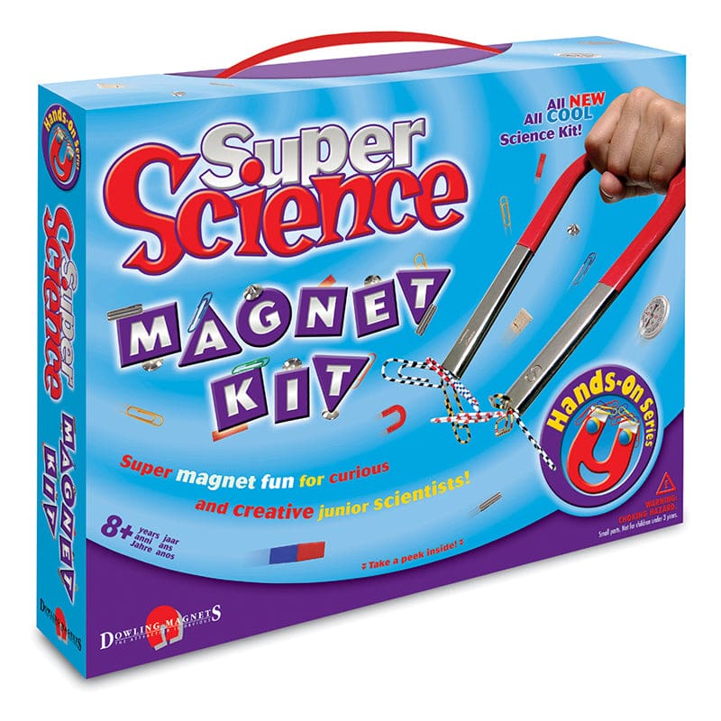 Super Science Magnet Kit Gr 3 & Up - Magnetism - Dowling Magnets