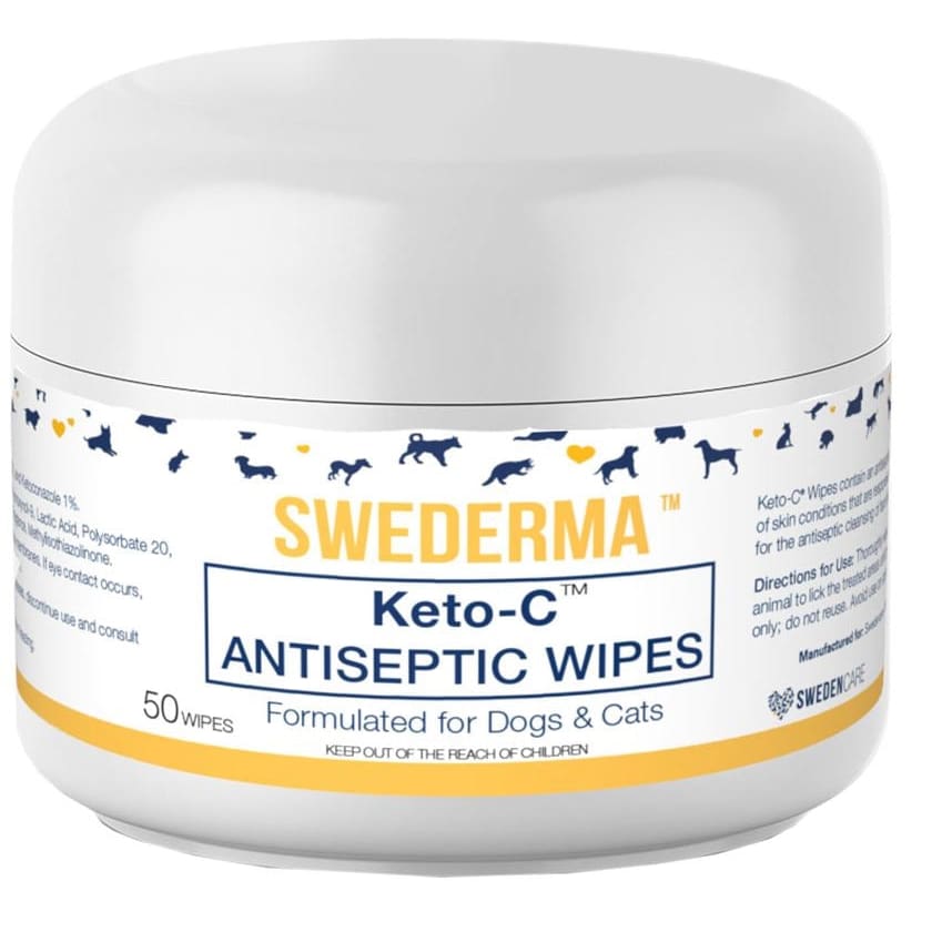 Swederma Dog Wipes Keto-C 50Ct - Pet Supplies - Swederma