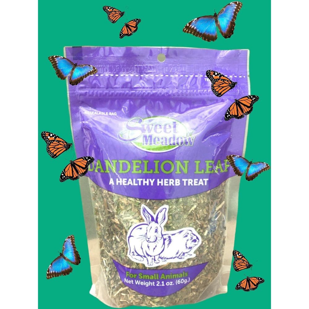Sweet Meadow Farm Dandelion Leaf Healthy Herb Small Animal Treat 1ea-2.1 oz - Pet Supplies - Sweet