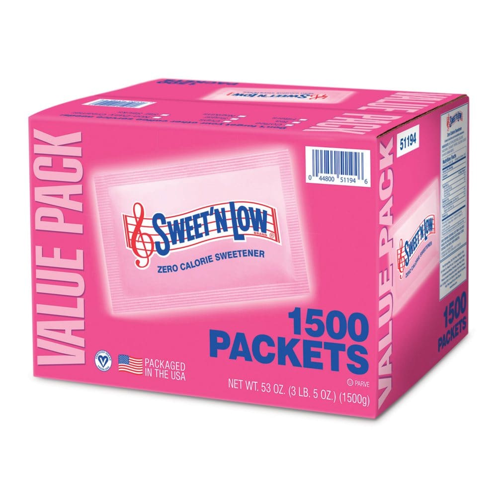 Sweet’N Low Zero-Calorie Sweetener Packets (1,500 ct.) - Baking Goods - Sweet’N Low