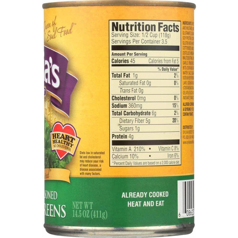 Sylvias Sylvias Specially Seasoned Mixed Greens, 14.5 oz