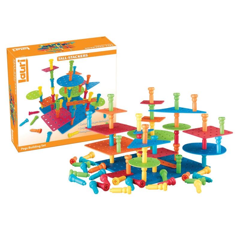 Tall Stacker Building Set - Blocks & Construction Play - Playmonster LLC (patch)