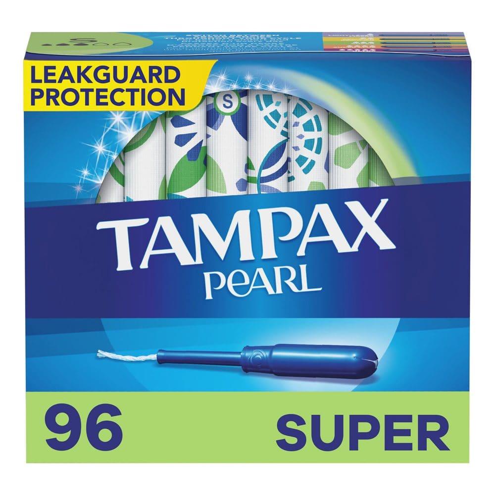 Tampax Pearl Super Tampons Unscented (96 ct.) - Feminine Care - Tampax Pearl