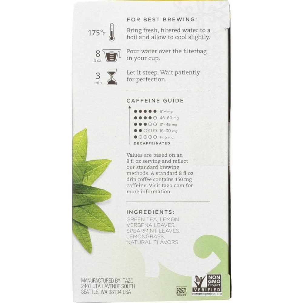 Tazo Tazo Zen Green Tea 20 Tea Bags, 1.5 oz