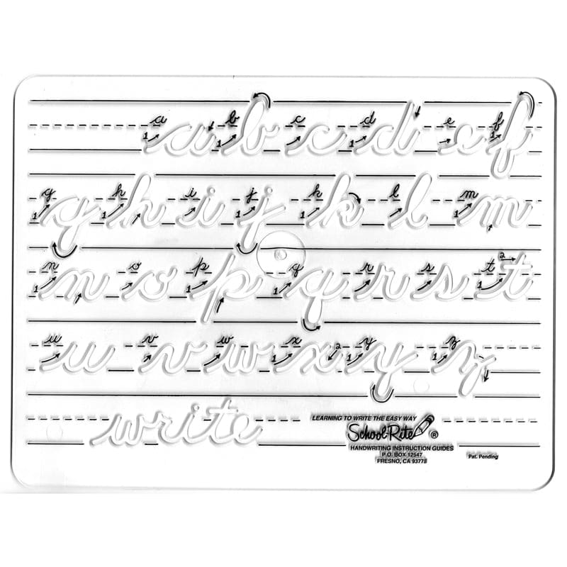 Template Cursive Lowercase Letters (Pack of 2) - Handwriting Skills - School Rite