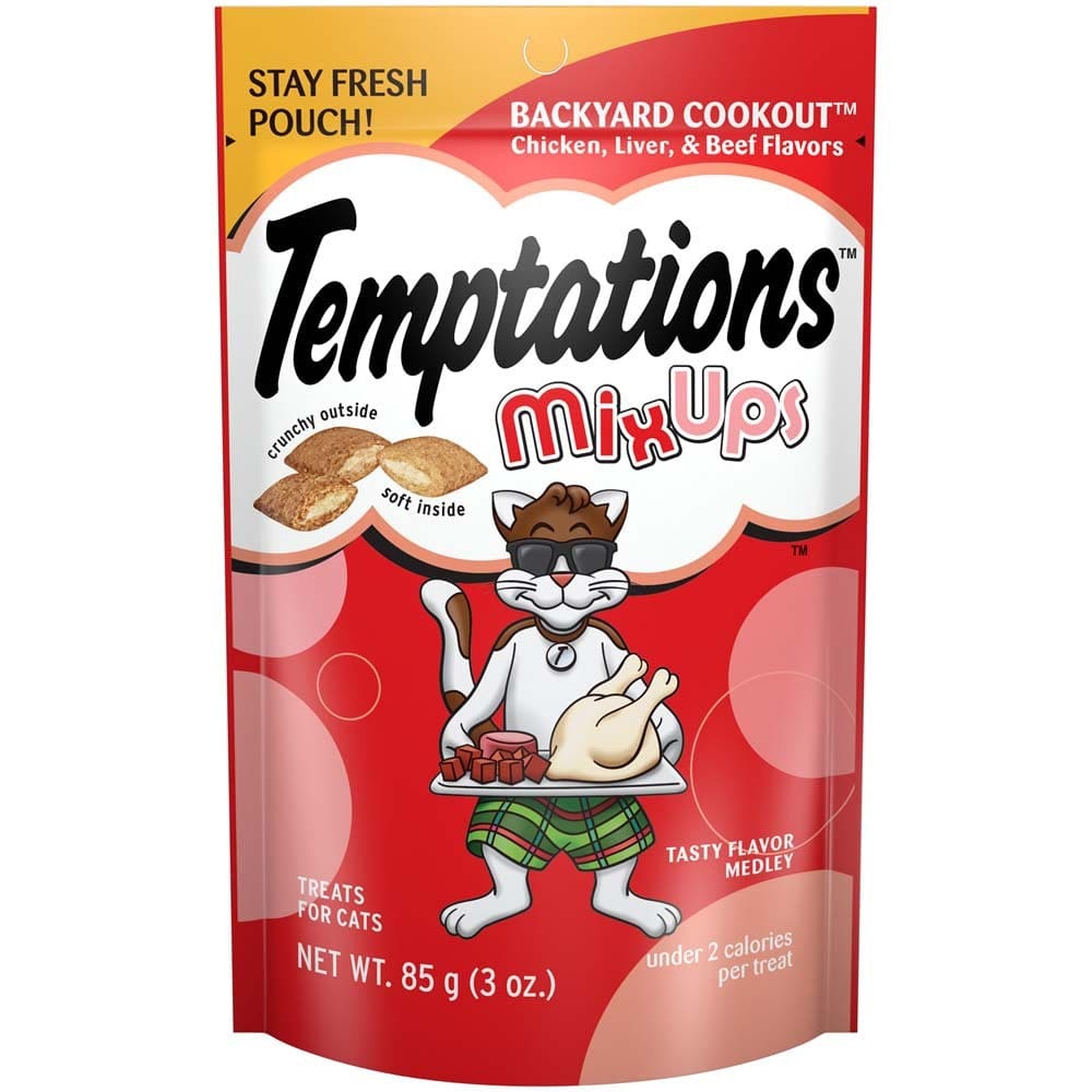 Temptations Backyard Cookout Cat Treat 3 oz - Pet Supplies - Temptations