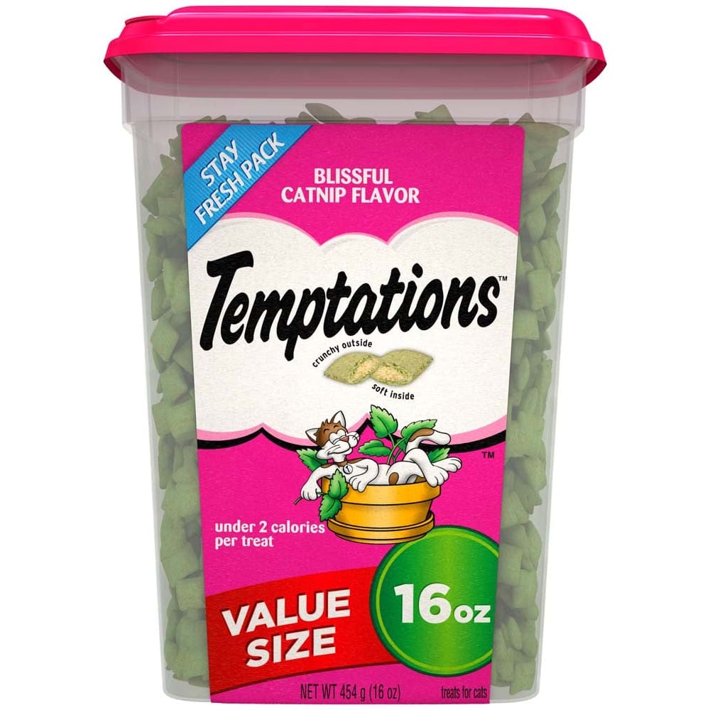 Temptations Blissful Catnip Flavor Cat Treat 16 oz - Pet Supplies - Temptations