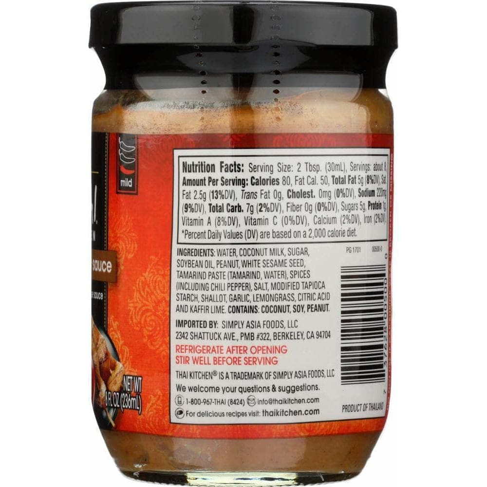Thai Kitchen Thai Kitchen Peanut Satay Sauce, 8 oz