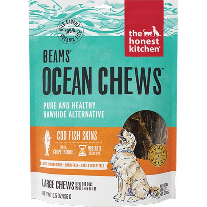 The Honest Kitchen Dog Beams Ocean Chews Cod Large 5.5Oz - Pet Supplies - The Honest Kitchen