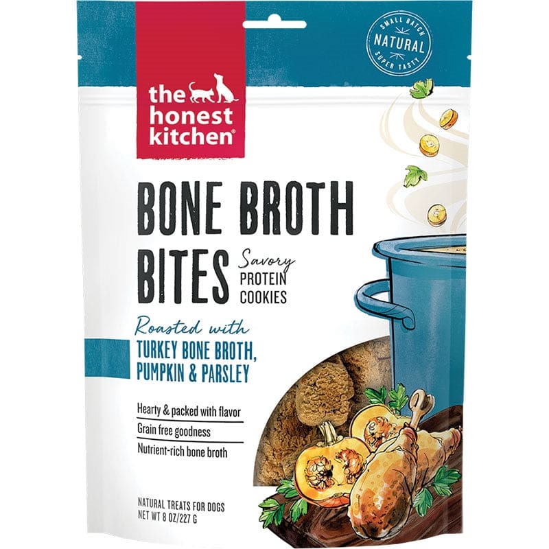 The Honest Kitchen Dog Bone Broth Bites Turkey 8oz. - Pet Supplies - The Honest Kitchen