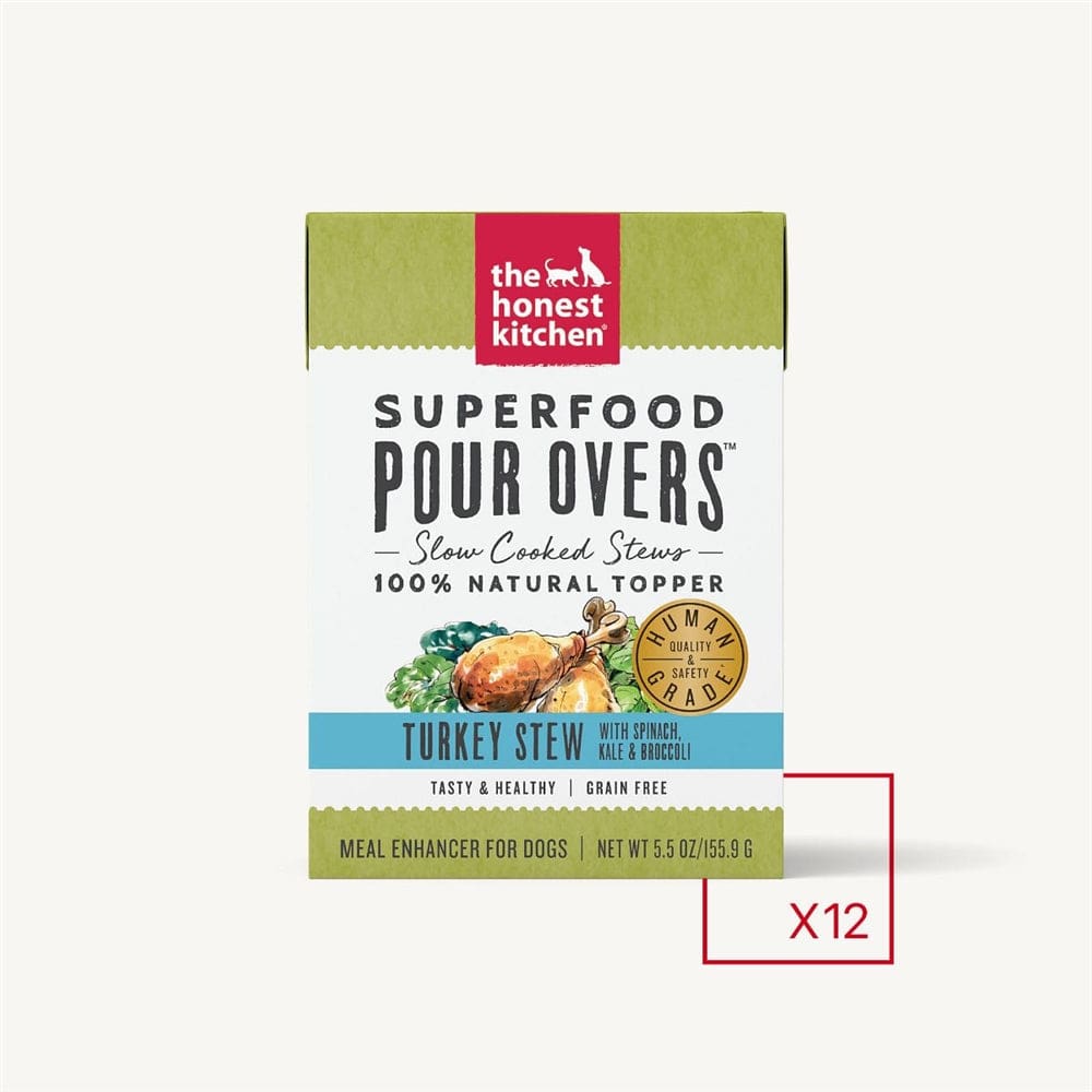 The Honest Kitchen Dog Pour Super Food Turkey 5.5 Oz. (Case Of 12) - Pet Supplies - The Honest Kitchen