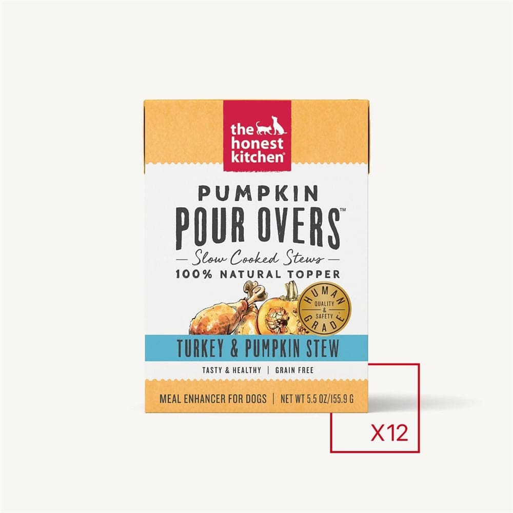 The Honest Kitchen Dog Pour Turkey Pumpkin 5.5 Oz. (Case Of 12) - Pet Supplies - The Honest Kitchen