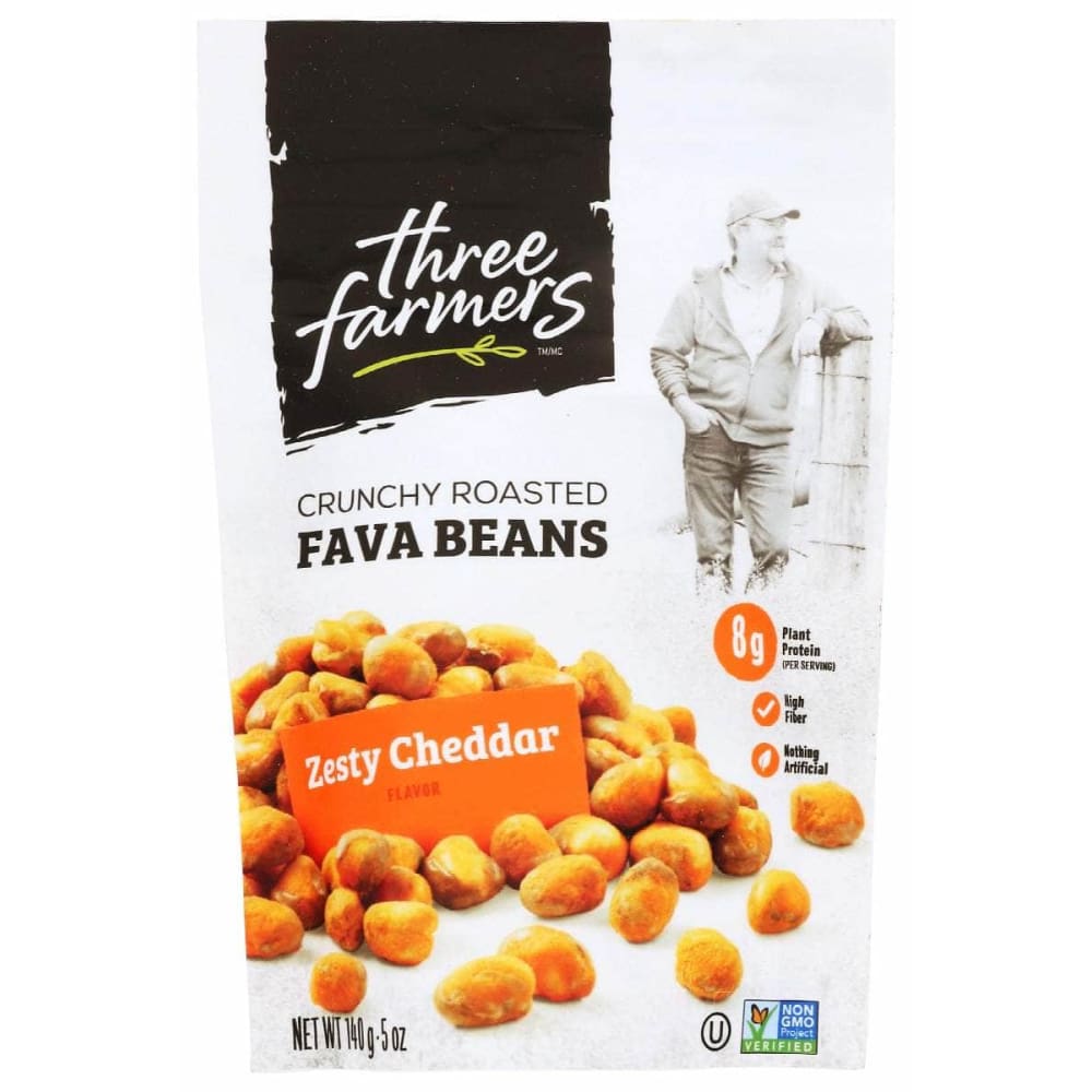 THREE FARMERS FOODS INC THREE FARMERS FOODS INC Beans Rstd Fava Zsty Chdr, 5 oz