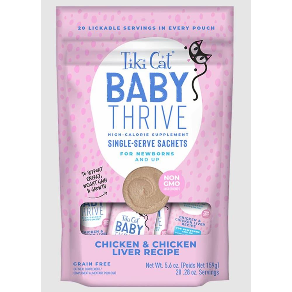 Tiki Pet Cat Thrive Kitten Chicken Liver 5.6Oz (8 per Pack) - Pet Supplies - TIKI Pets