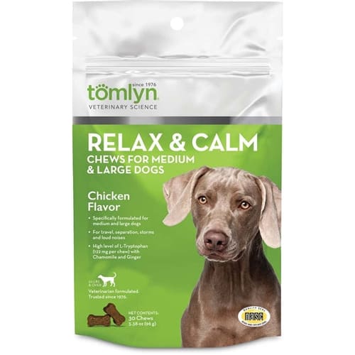 Tomlyn Relax & Calm Chews 3.38 oz 30 Count - Pet Supplies - Tomlyn