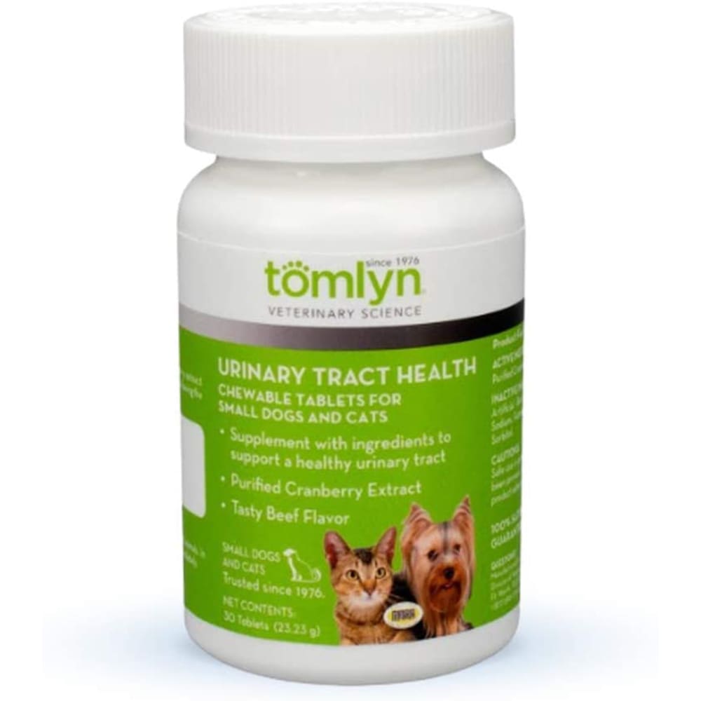 Tomlyn Urinary Tract Health Chewable Tablets for Cats and Dogs 30 Count - Pet Supplies - Tomlyn