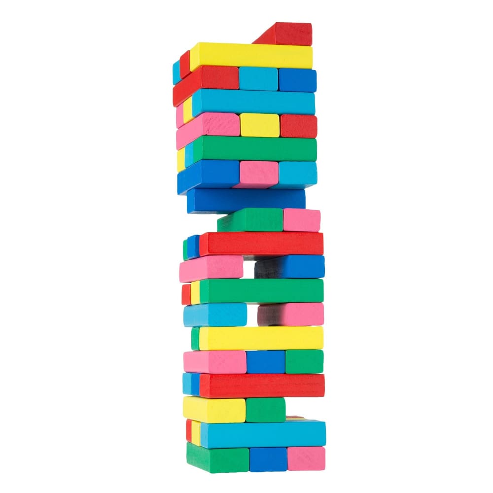 Toy Time Classic Wooden Blocks Stacking Game - Toy Time