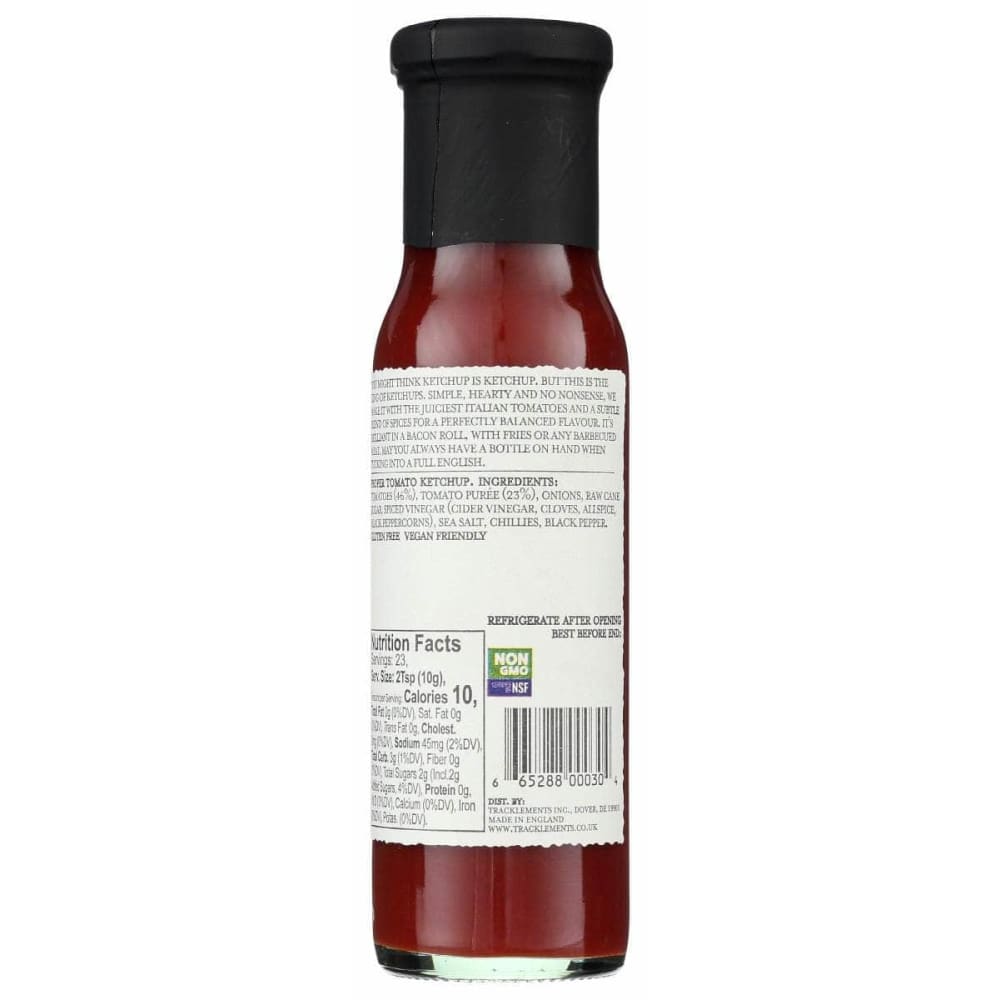 TRACKLEMENTS Grocery > Pantry > Condiments TRACKLEMENTS: Proper Tomato Ketchup, 7.7 oz
