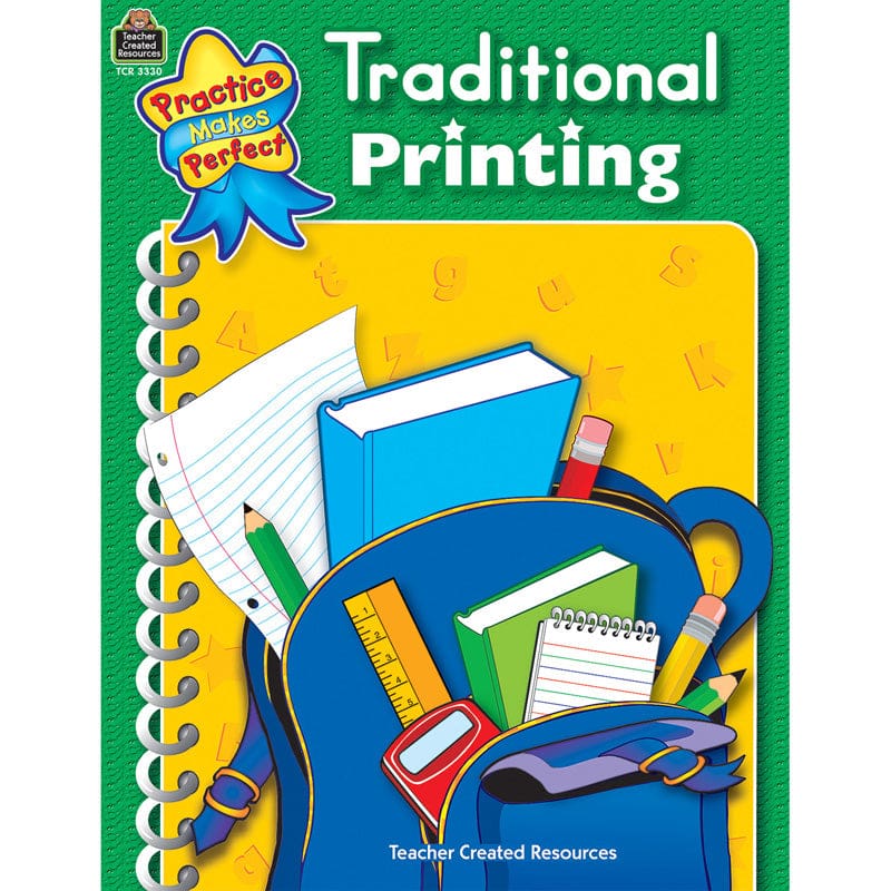 Traditional Printing Practice Makes Perfect (Pack of 10) - Handwriting Skills - Teacher Created Resources
