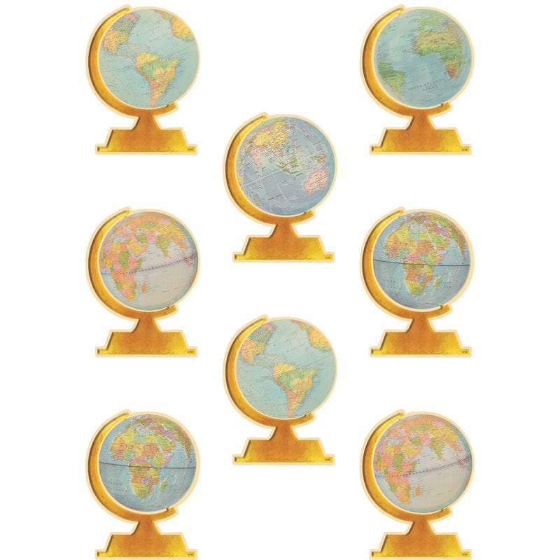 Travel The Map Globes Accents (Pack of 8) - Accents - Teacher Created Resources