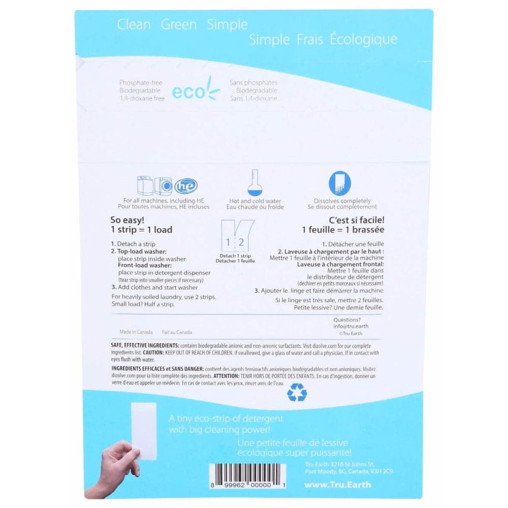 TRU EARTH Home Products > Laundry Detergent TRU EARTH: Laundry Detergent Fresh Linen, 32 ea