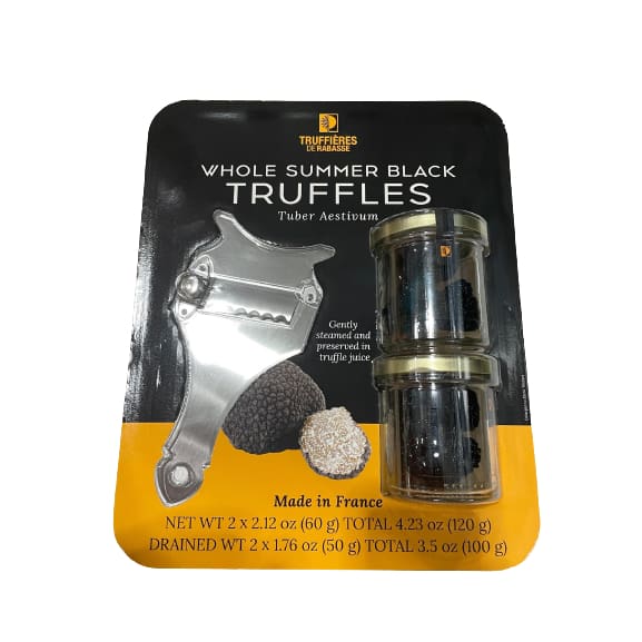 Truffieres de Rabasse Whole Summer Truffles 2 x 2.12 oz With Mandolin - Truffieres de Rabasse