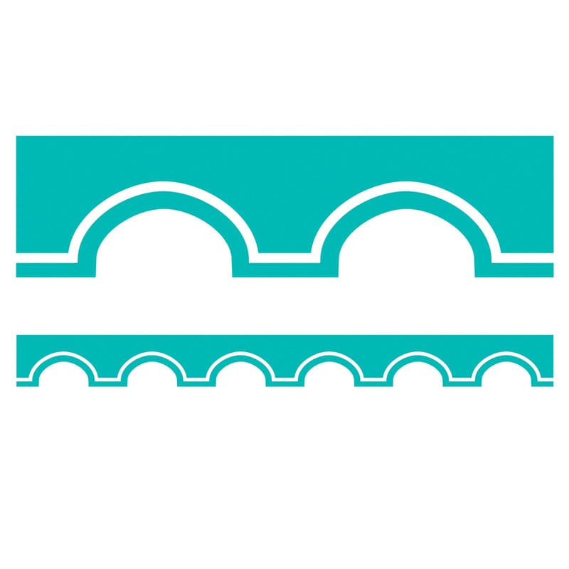 Turquoise & White Scalloped Borders Simply Stylish Awning (Pack of 10) - Border/Trimmer - Carson Dellosa Education