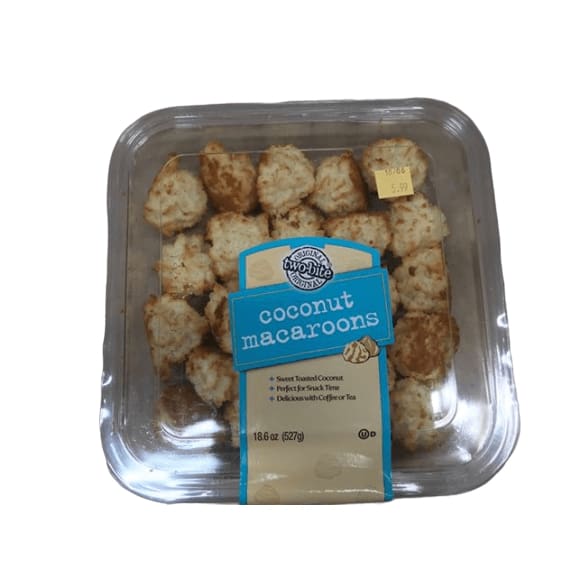 Two-Bite Coconut Macaroons, 18.6 oz. - ShelHealth.Com