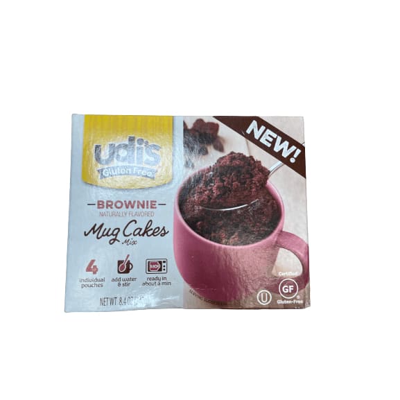 Udi's Udi's Gluten Free Brownie Mug Cake Mix, 8.4 oz. 4-Count