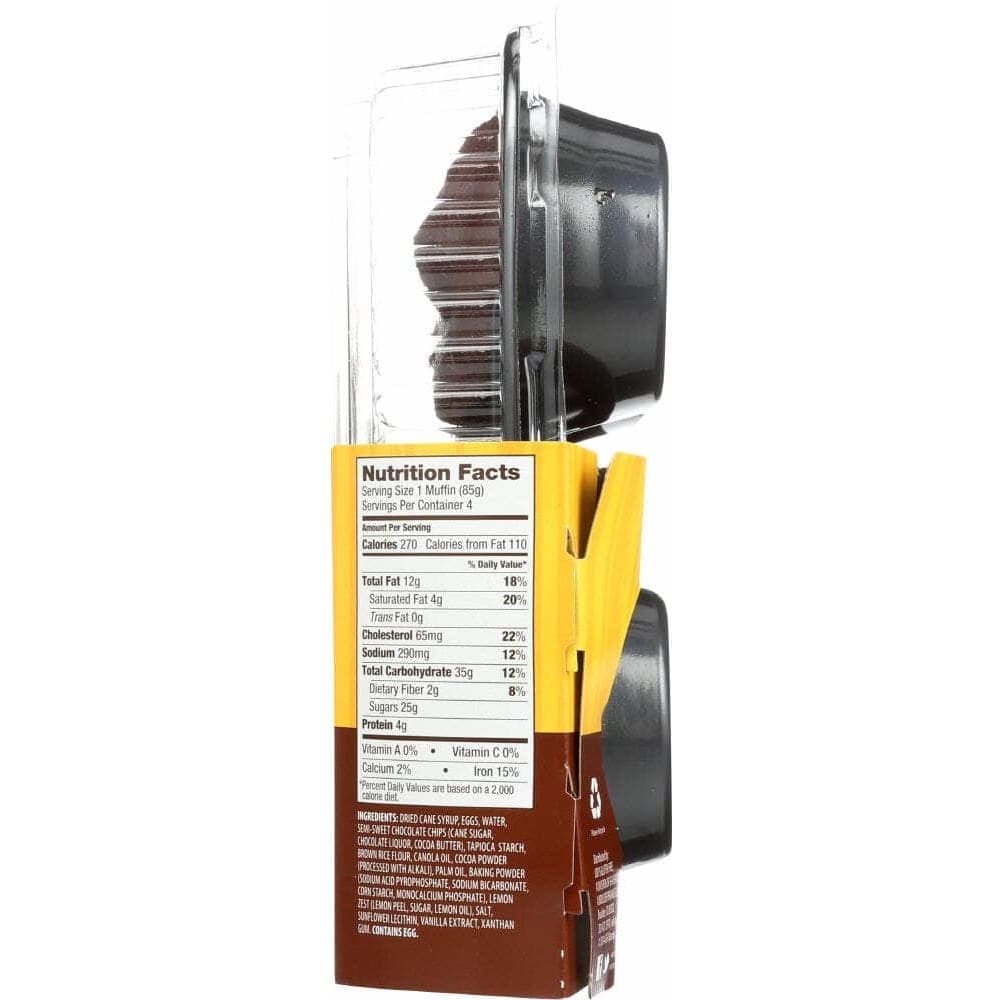 Udis Udis Gluten-Free Double Chocolate Muffins 4 Count, 12 Oz