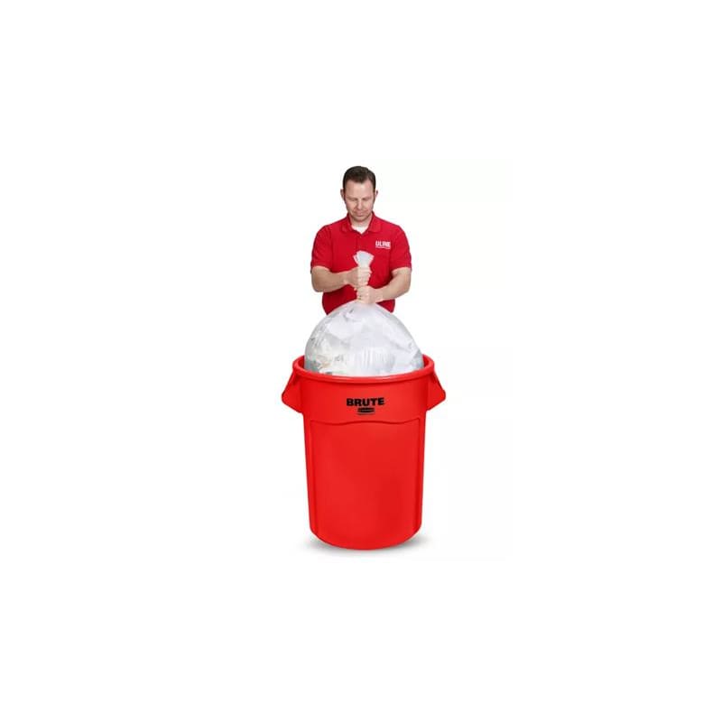 Uline Trash Can 55Gal Red - Item Detail - Uline