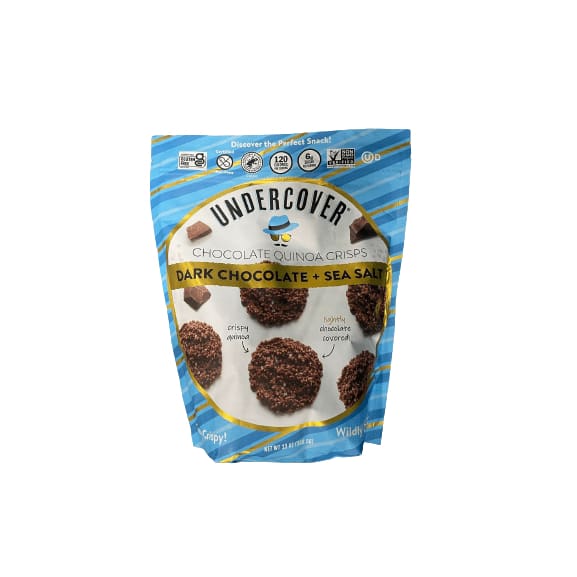 Undercover Undercover Dark Chocolate + Sea Salt Quinoa Crisps, 13 oz.