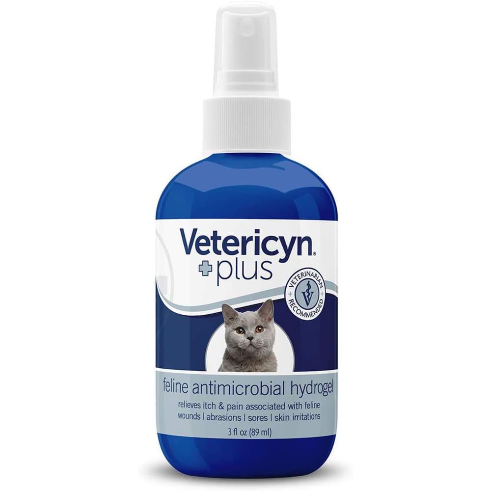 Vetericyn Plus Feline Antimicrobial Hydrogel 3 fl. oz - Pet Supplies - Vetericyn
