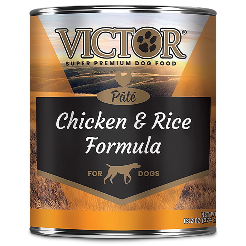 Victor Super Premium Dog Food Chicken & Rice Pate-Canine Dog Food 13.2 oz - Pet Supplies - Victor Super