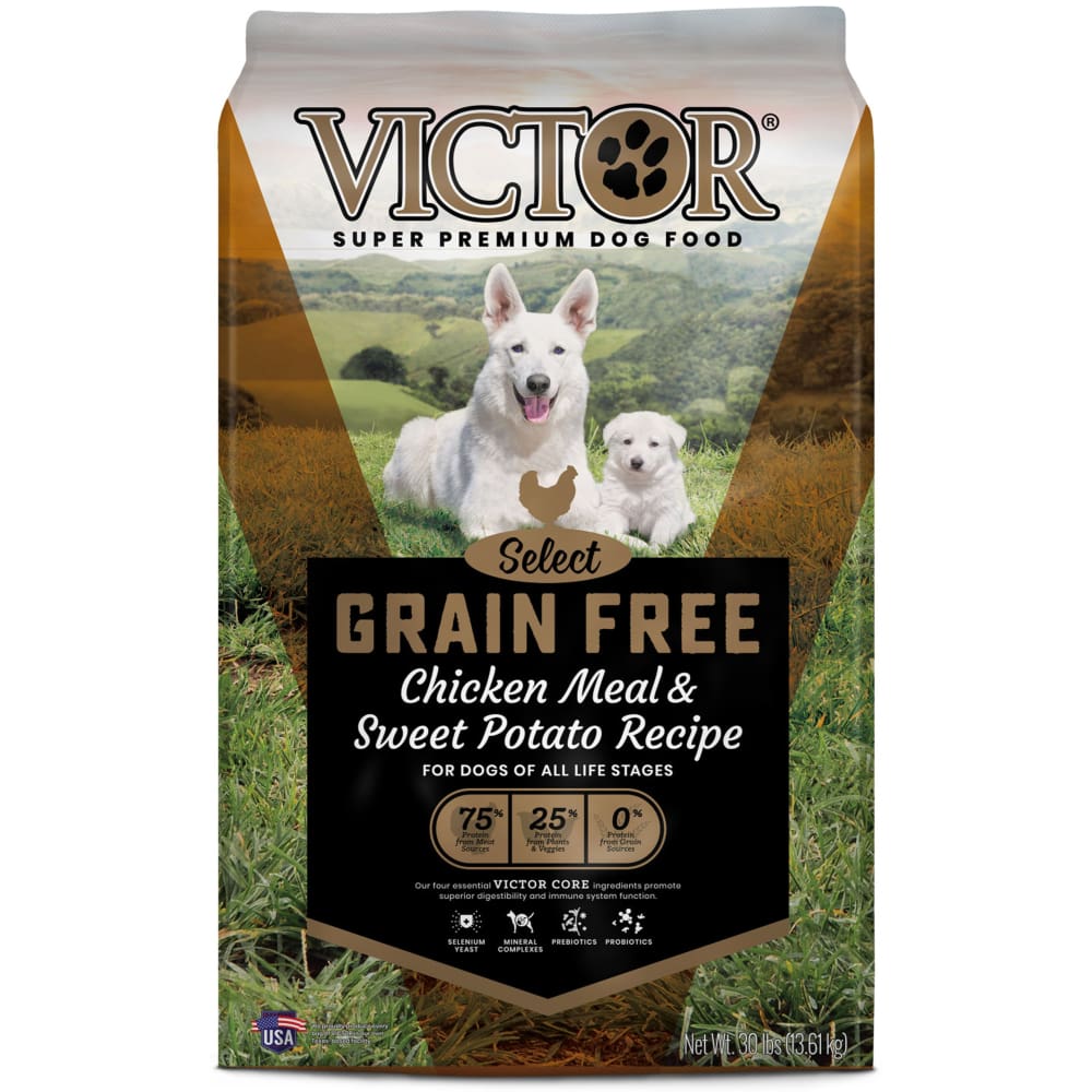 Victor Super Premium Dog Food Grain Free Chicken 30 lb - Pet Supplies - Victor Super