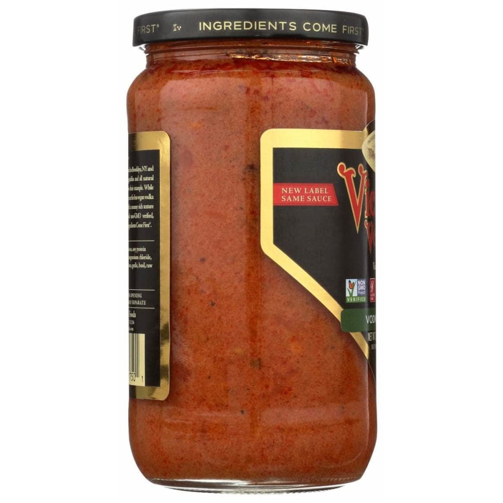 VICTORIA Grocery > Pantry > Pasta and Sauces VICTORIA Sauce Vodka Vegan, 18 oz
