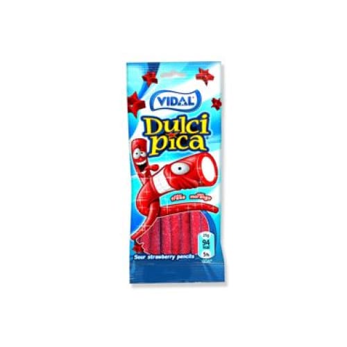 Vidal Sour Strawberry Gummies 3.52 oz (100 g) - VIDAL