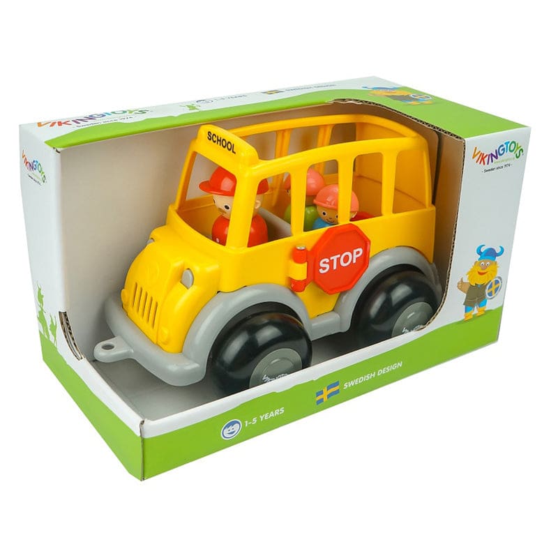 Viking School Bus With Driver & Pupils (Pack of 2) - Vehicles - Viking Usa LLC