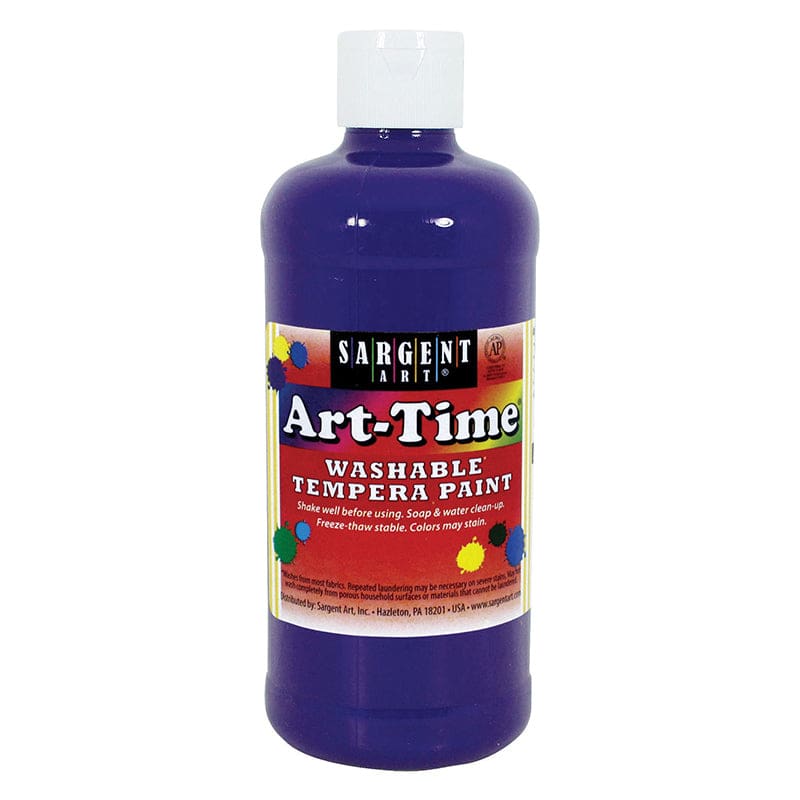 Violet Art-Time Washable Paint 16Oz (Pack of 12) - Paint - Sargent Art Inc.