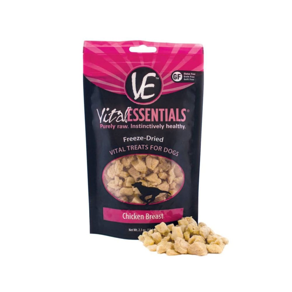 Vital Essentials® Freeze-Dried Chicken Breast Dog Treats 2.1 oz - Pet Supplies - Vital Essentials
