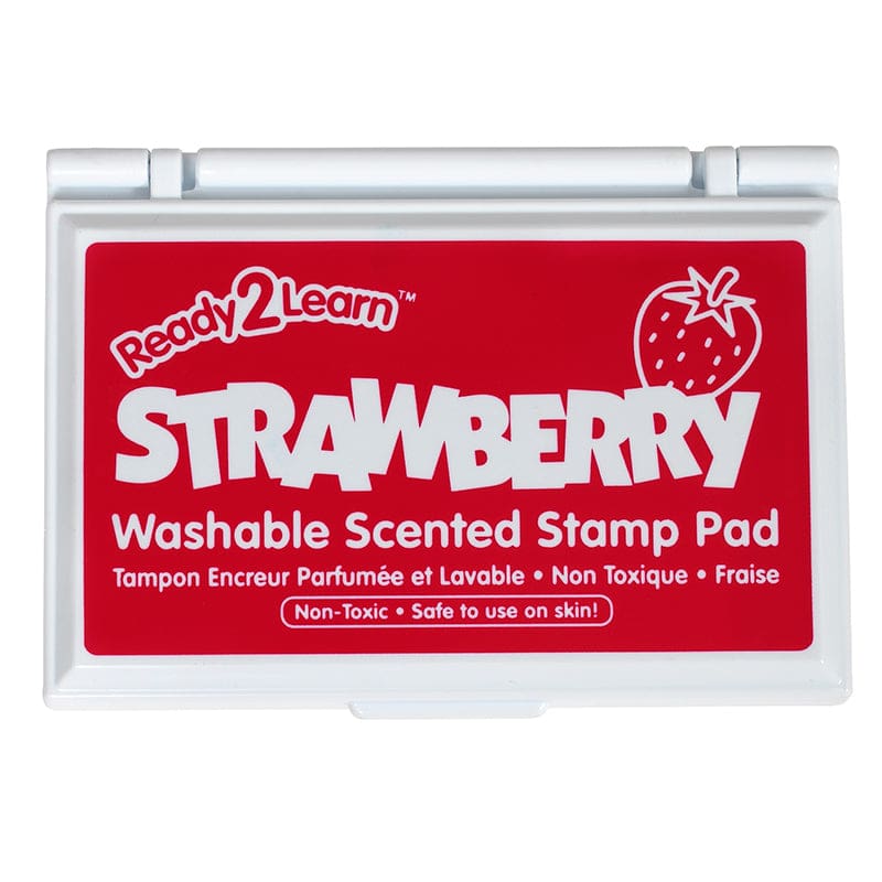 Wash Scented Stamp Pad Red S/Berry (Pack of 8) - Stamps & Stamp Pads - Learning Advantage