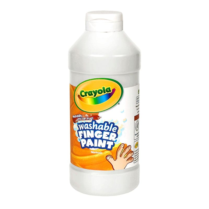 Washable Fingerpaint 16Oz White (Pack of 6) - Paint - Crayola LLC
