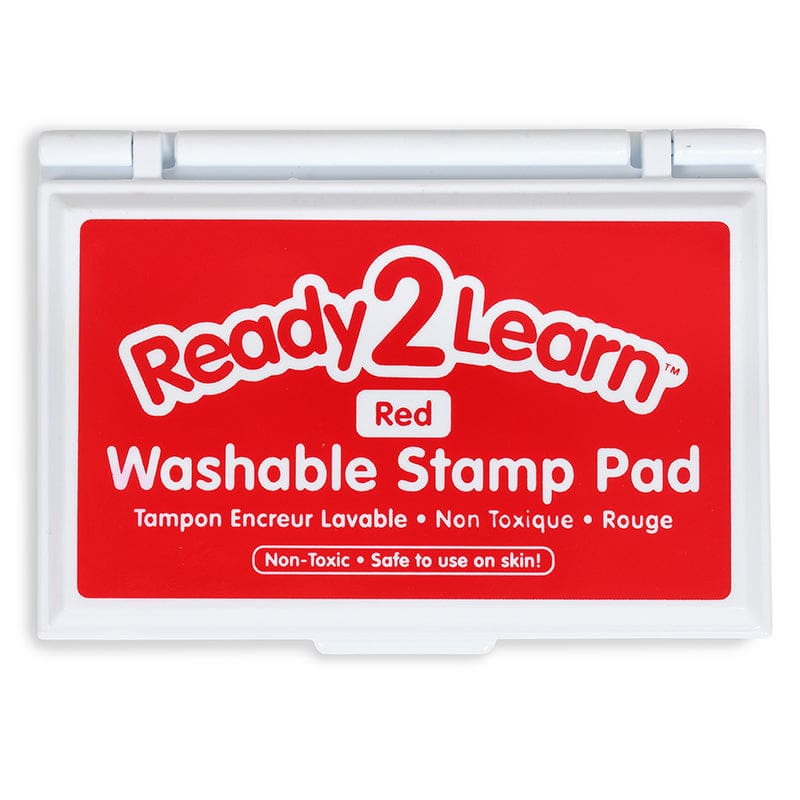 Washable Stamp Pad Red (Pack of 8) - Stamps & Stamp Pads - Learning Advantage