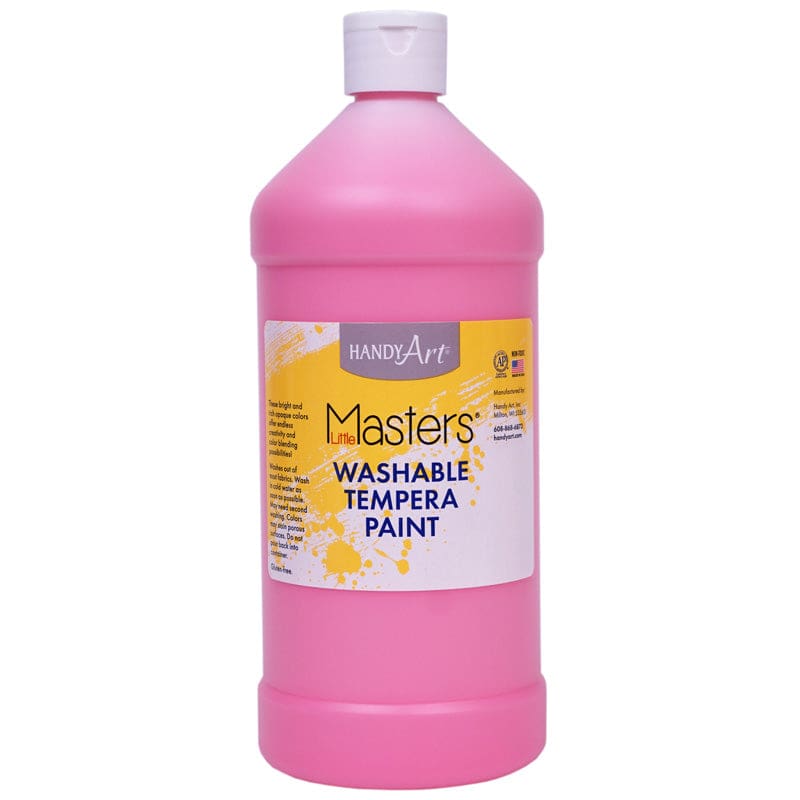 Washable Tempera Paint Quart Pink Little Masters (Pack of 10) - Paint - Rock Paint Distributing Corp