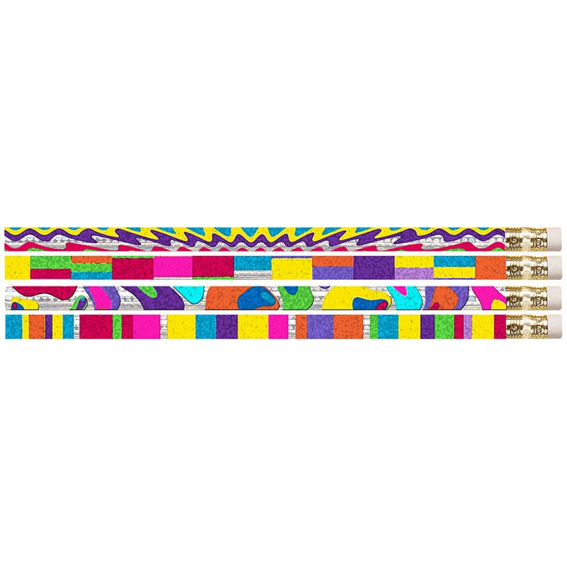 Watercolors 12Pk Motivational Fun Pencils (Pack of 12) - Pencils & Accessories - Musgrave Pencil Co Inc