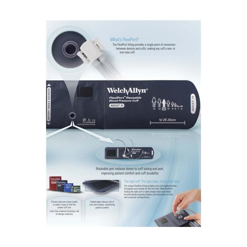 Welch Allyn Adult Bp Cuff For Vital Monitor - Diagnostics >> Blood Pressure - Welch Allyn