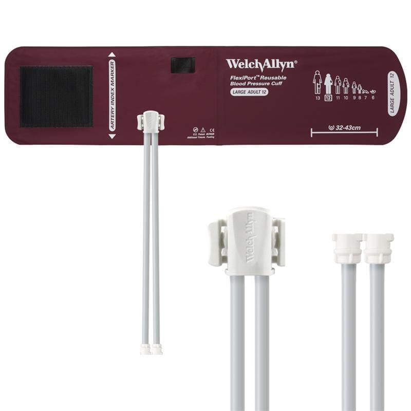 Welch Allyn Cuff Reuse Lg Adult 2-Tube Mq Female Loc - Diagnostics >> Blood Pressure - Welch Allyn